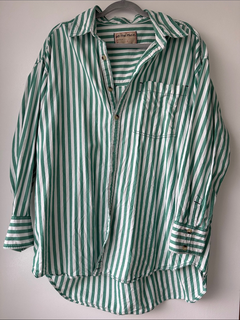 Free People We the Free striped Freddie shirt